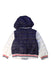A Navy Puffer/Quilted Jackets from Moncler in size 18-24M for neutral. (Back View)
