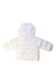 A White Puffer/Quilted Coats & Outerwear from Moncler in size 6-12M for neutral. (Back View)