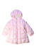 A Pink Puffer/Quilted Coats & Outerwear from Moncler in size 18-24M for neutral. (Front View)