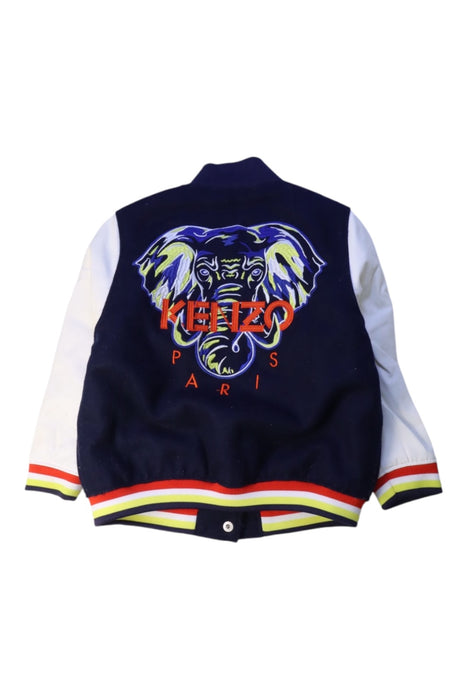 A Navy Lightweight Jackets from Kenzo in size 2T for boy. (Back View)
