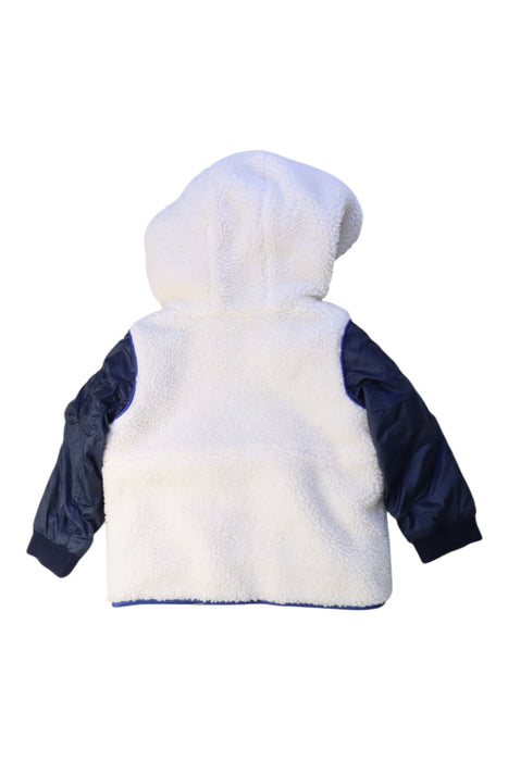 A White Puffer/Quilted Jackets from Burberry in size 12-18M for boy. (Back View)