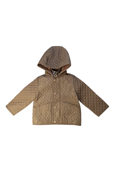 A Beige Puffer/Quilted Coats & Outerwear from Burberry in size 12-18M for neutral. (Front View)