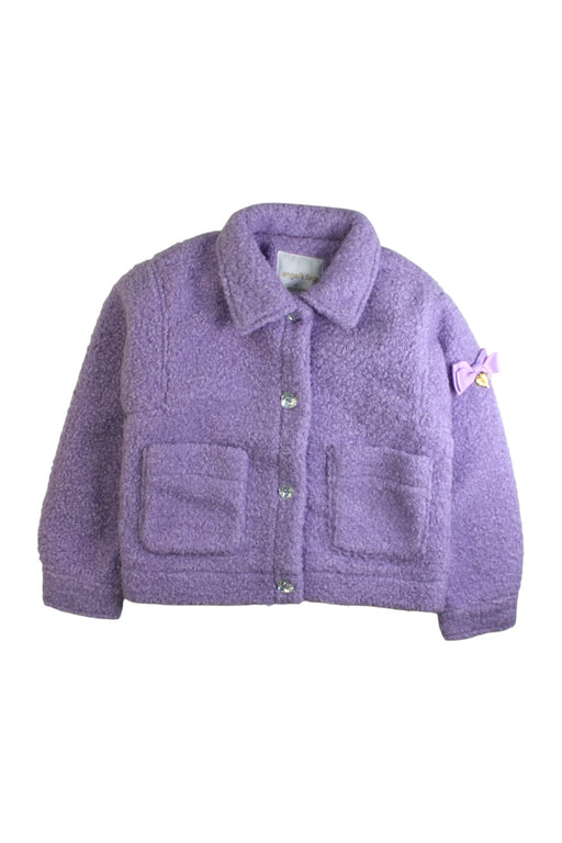 A Purple Lightweight Jackets from Angel's Face in size 6T for girl. (Front View)