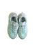 A Green Sneakers from Fila in size 9Y for girl. (Back View)