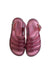 A Pink Sandals from Mini Melissa in size 4T for girl. (Back View)
