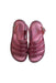 A Pink Sandals from Mini Melissa in size 4T for girl. (Back View)