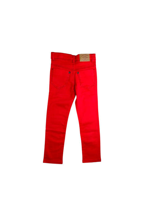 A Red Casual Pants from Catimini in size 4T for girl. (Back View)