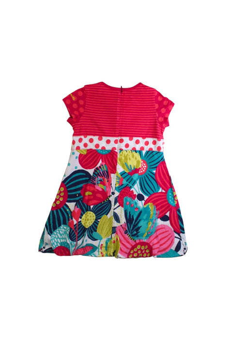 A Multicolour Short Sleeve Dresses from Catimini in size 2T for girl. (Back View)
