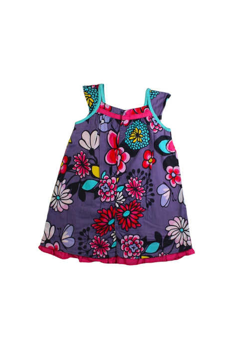 A Multicolor Sleeveless Dresses from Catimini in size 3T for girl. (Back View)