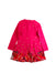 A Pink Long Sleeve Dresses from Catimini in size 4T for girl. (Back View)