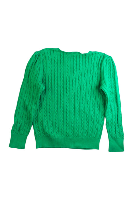 A Green Knit Sweaters from Polo Ralph Lauren in size 5T for girl. (Back View)