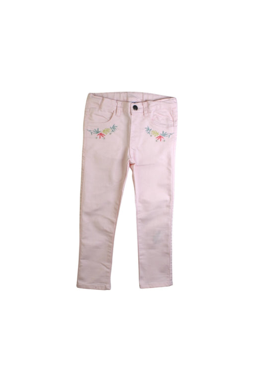 A Pink Casual Pants from La Compagnie des Petits in size 3T for girl. (Front View)
