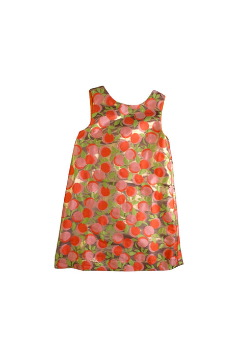 A Pink Sleeveless Dresses from Boden in size 7Y for girl. (Front View)