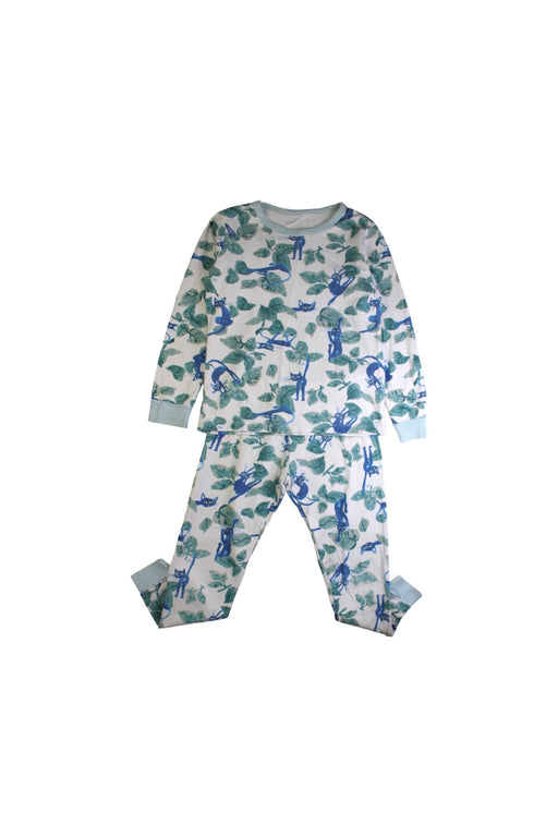 A Blue Pyjama Sets from Petit Bateau in size 8Y for boy. (Front View)