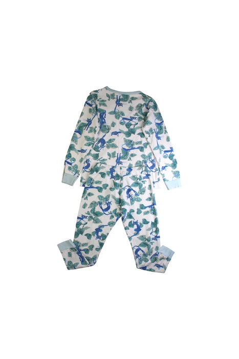 A Blue Pyjama Sets from Petit Bateau in size 8Y for boy. (Back View)