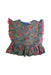 A Blue Sleeveless Tops from Louise Misha in size 8Y for girl. (Front View)