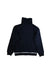 A Navy Zippered Sweatshirts from Lacoste in size 8Y for boy. (Back View)