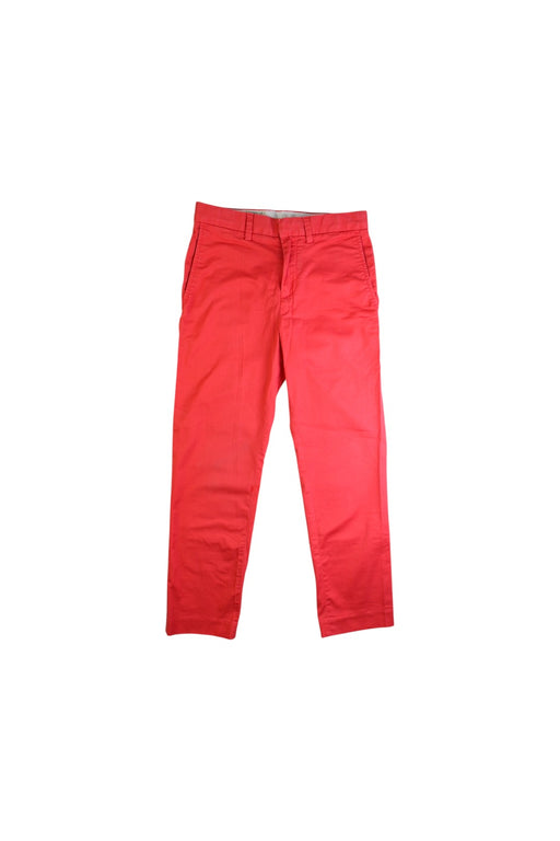 A Red Casual Pants from Crewcuts in size 7Y for boy. (Front View)
