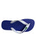 A Blue Flip Flops from Havaianas in size 10Y for boy. (Front View)