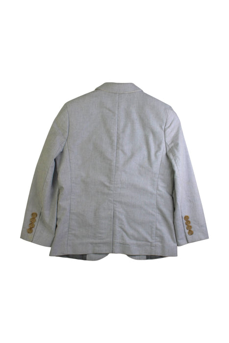 A Grey Blazers from Crewcuts in size 5T for boy. (Back View)