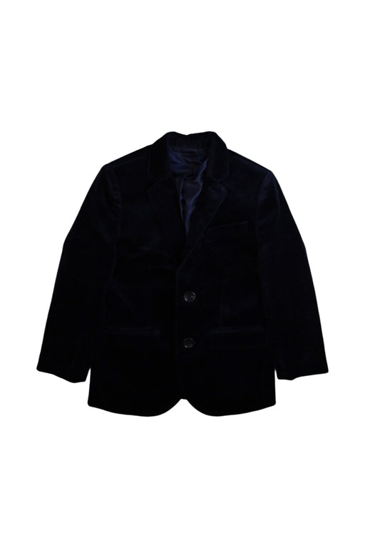 A Black Blazers from Crewcuts in size 5T for boy. (Front View)
