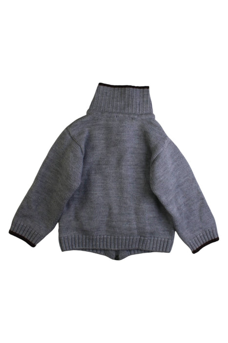 A Grey Lightweight Jackets from Jacadi in size 18-24M for boy. (Back View)