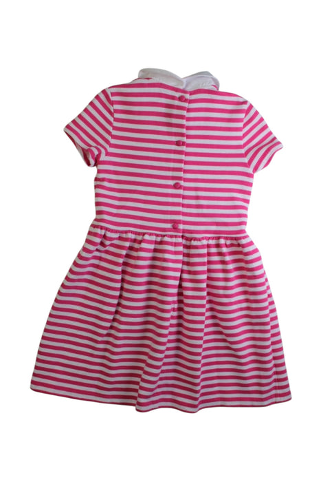 A Pink Short Sleeve Dresses from Polo Ralph Lauren in size 6T for girl. (Back View)