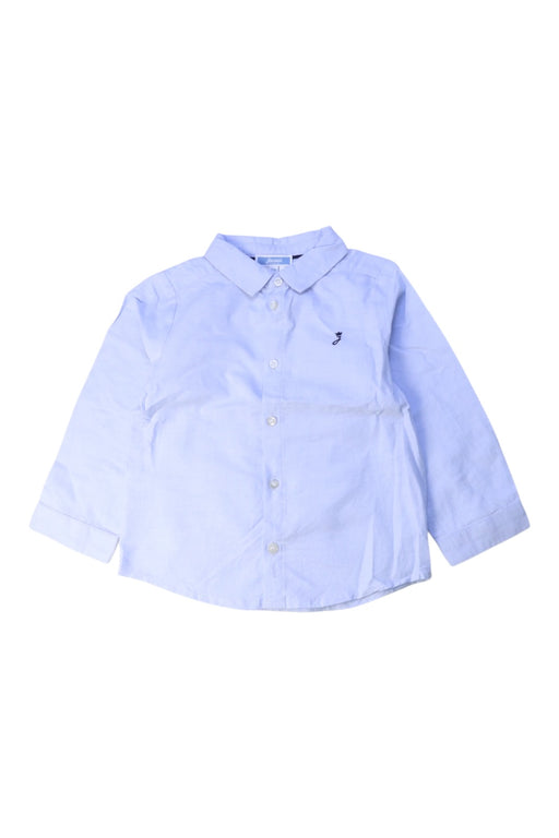 A Blue Long Sleeve Shirts from Jacadi in size 2T for boy. (Front View)