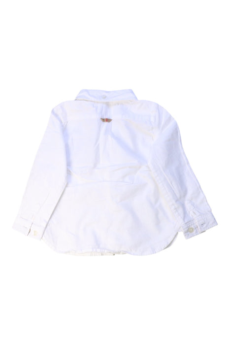 A White Long Sleeve Shirts from Burberry in size 12-18M for boy. (Back View)