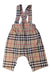 A Beige Long Overalls from Burberry in size 3-6M for boy. (Front View)