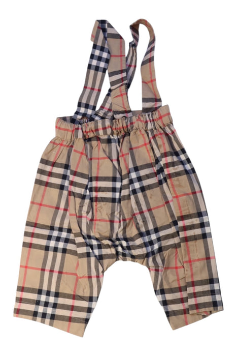 A Beige Long Overalls from Burberry in size 3-6M for boy. (Back View)