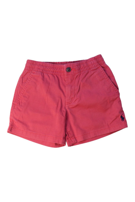A Red Shorts from Polo Ralph Lauren in size 4T for boy. (Front View)