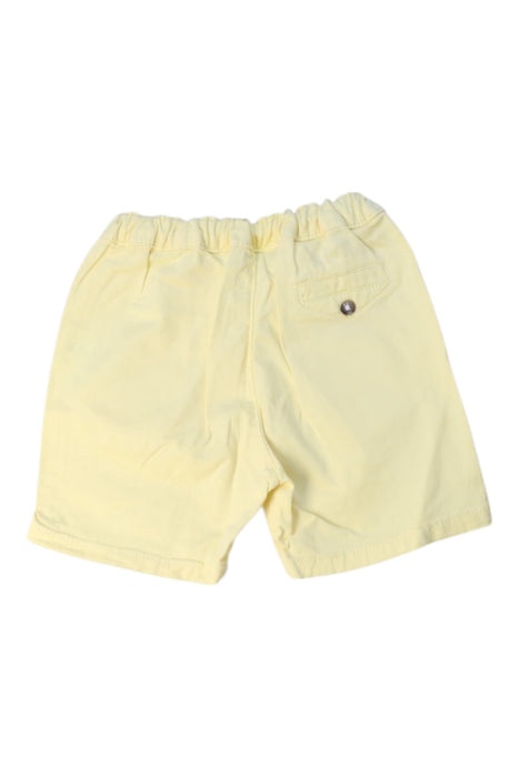 A Yellow Shorts from Tartine et Chocolat in size 6-12M for boy. (Back View)