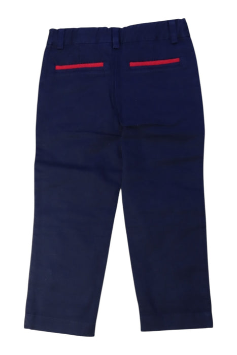 A Navy Casual Pants from Ferrari in size 12-18M for boy. (Back View)