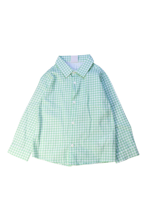 A Green Long Sleeve Shirts from Paz Rodriguez in size 3T for boy. (Front View)