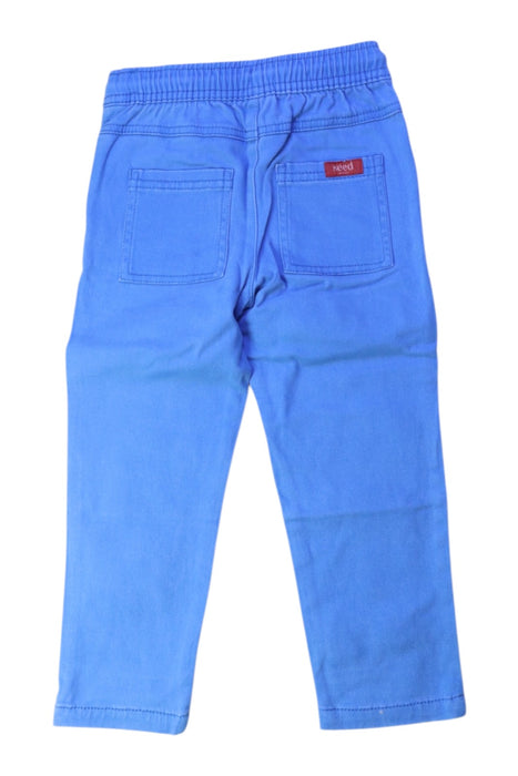 A Blue Casual Pants from Seed in size 2T for boy. (Back View)