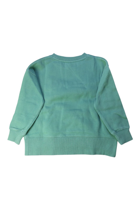 A Green Crewneck Sweatshirts from Seed in size 3T for boy. (Back View)