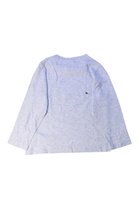 A Grey Long Sleeve T Shirts from Boss in size 3T for boy. (Back View)