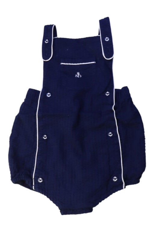 A Navy Overall Shorts from Ralph Lauren in size 12-18M for boy. (Front View)