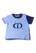 A Blue Short Sleeve T Shirts from Dior in size 6-12M for boy. (Front View)