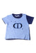 A Blue Short Sleeve T Shirts from Dior in size 6-12M for boy. (Front View)