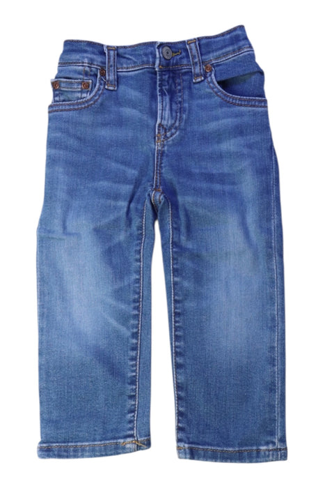 A Blue Jeans from Polo Ralph Lauren in size 2T for boy. (Front View)