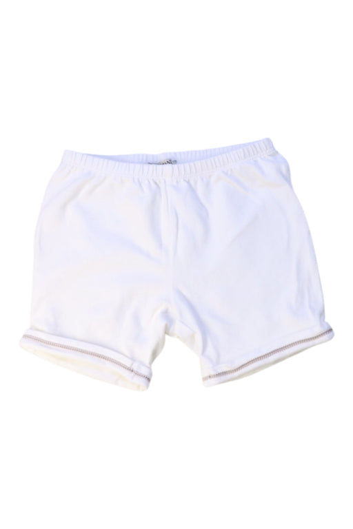 A White Shorts from Armani in size 6-12M for boy. (Front View)