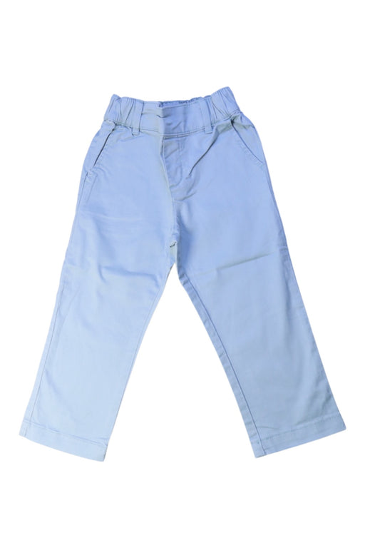 A Blue Casual Pants from Jacadi in size 2T for boy. (Front View)