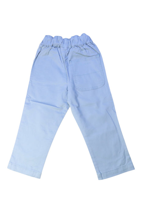 A Blue Casual Pants from Jacadi in size 2T for boy. (Back View)