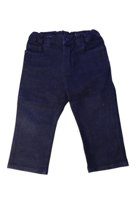 A Navy Jeans from Dior in size 6-12M for boy. (Front View)
