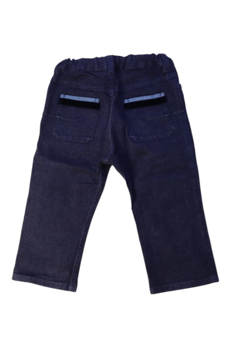A Navy Jeans from Dior in size 6-12M for boy. (Back View)