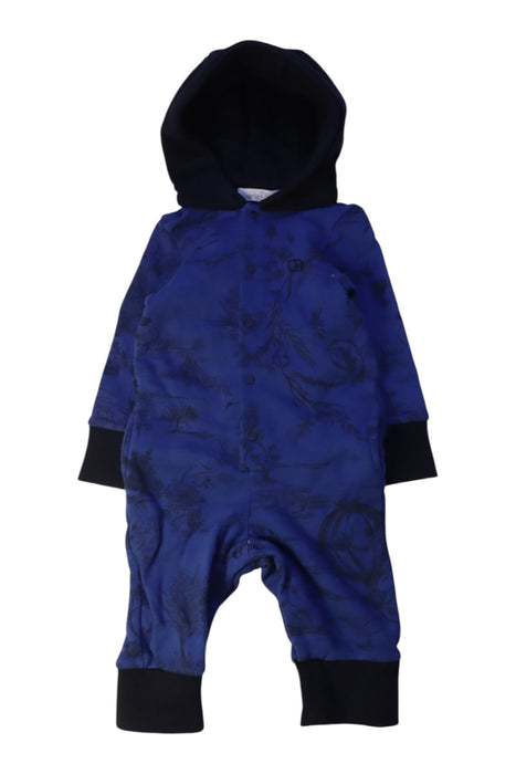 A Blue Long Sleeve Rompers from Dior in size 3-6M for boy. (Front View)