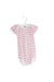 A Orange Bodysuits from Petit Bateau in size 12-18M for neutral. (Front View)