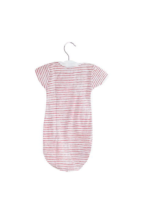 A Orange Bodysuits from Petit Bateau in size 12-18M for neutral. (Back View)